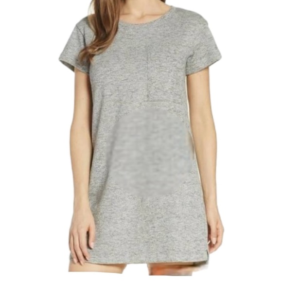 Ugg Heather Gray Cozy Maree T-Shirt Dress. Size Large - Picture 1 of 6